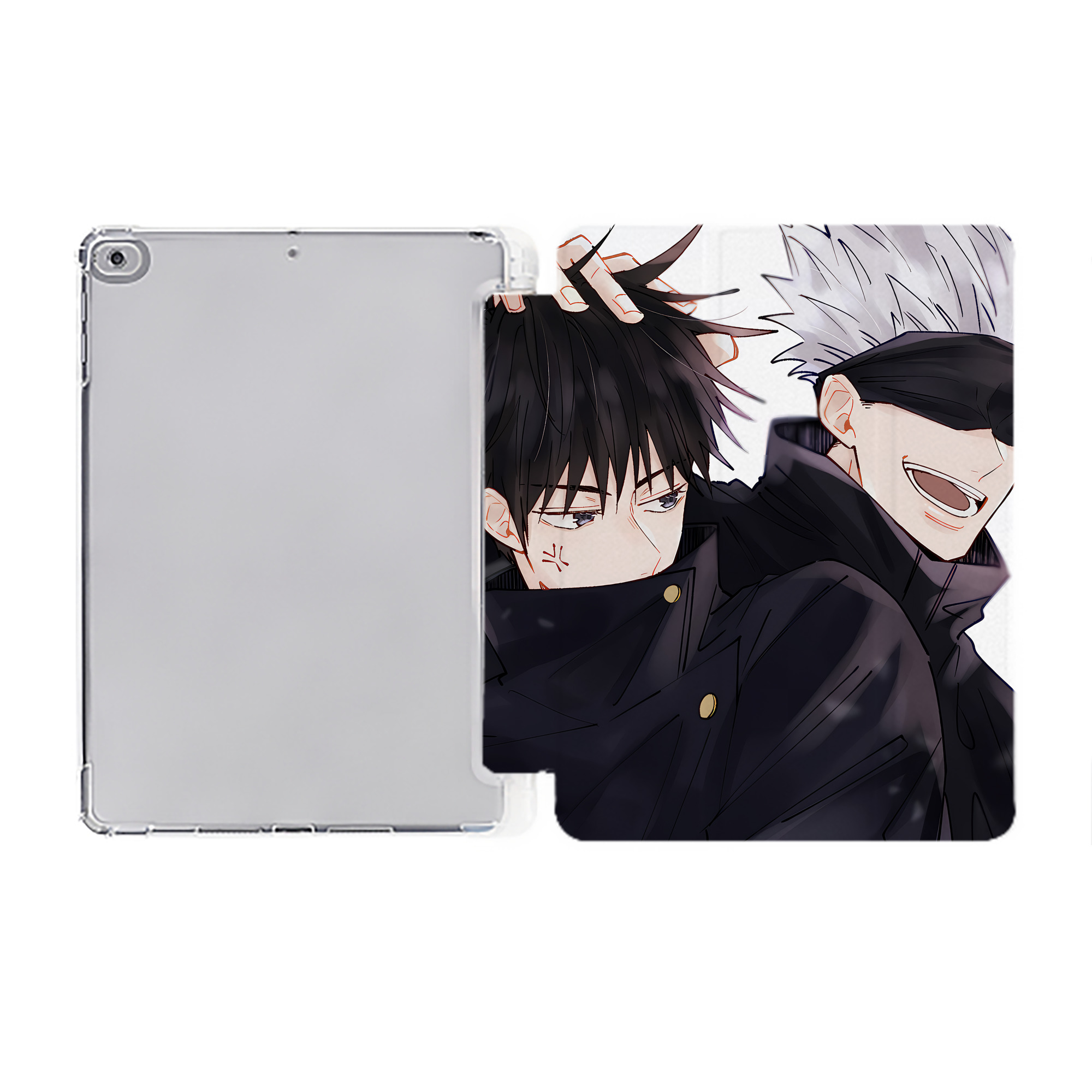 （画像用） SPY×FAMILY间谍家家酒 IPad ケース ペン収納付き 三つ折りスタンド PUレザー×シリコン 対応機種9.5/10.5/10.9インチ